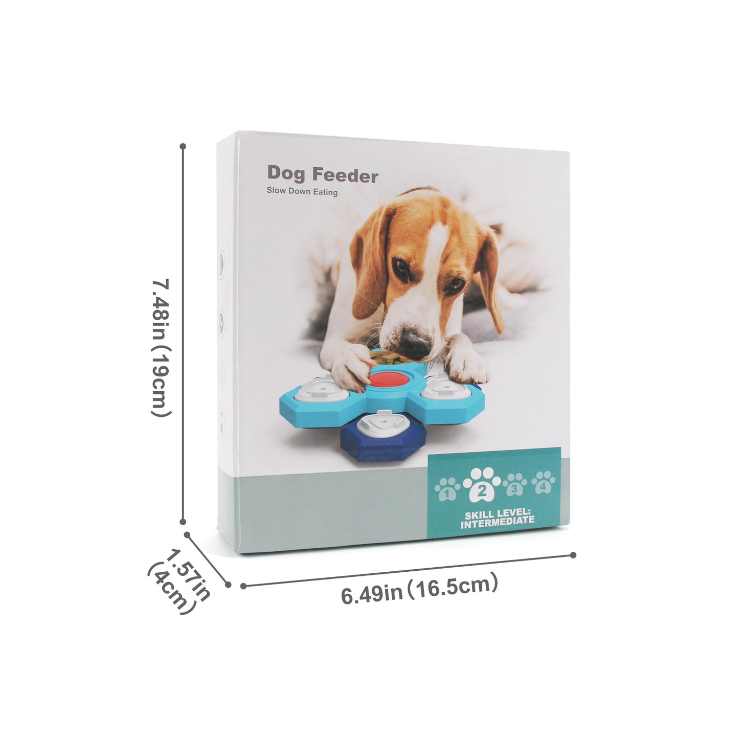 Rotating Puzzle Feeder - Multi-Layer Dog Slow Feeder & Mental Stimulation Toy