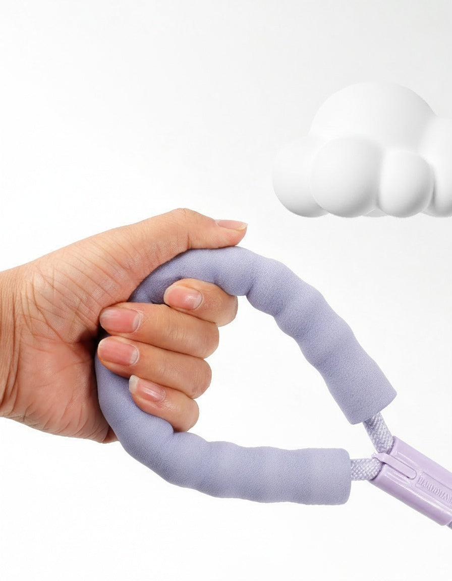 Dopamine Dog Leash - Colorful Reflective Nylon Rope Lead, Strong & Comfortable for Walking, Jogging & Hiking