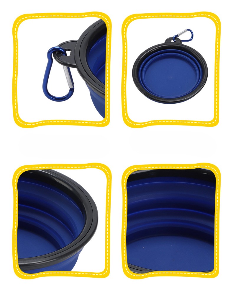Portable Pet Bowl - Collapsible Silicone