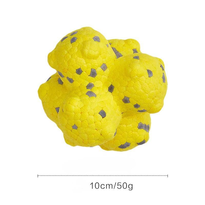 Multi-Color Chew Ball for Dogs - Durable Fetch & Teething Toy for Active Breeds