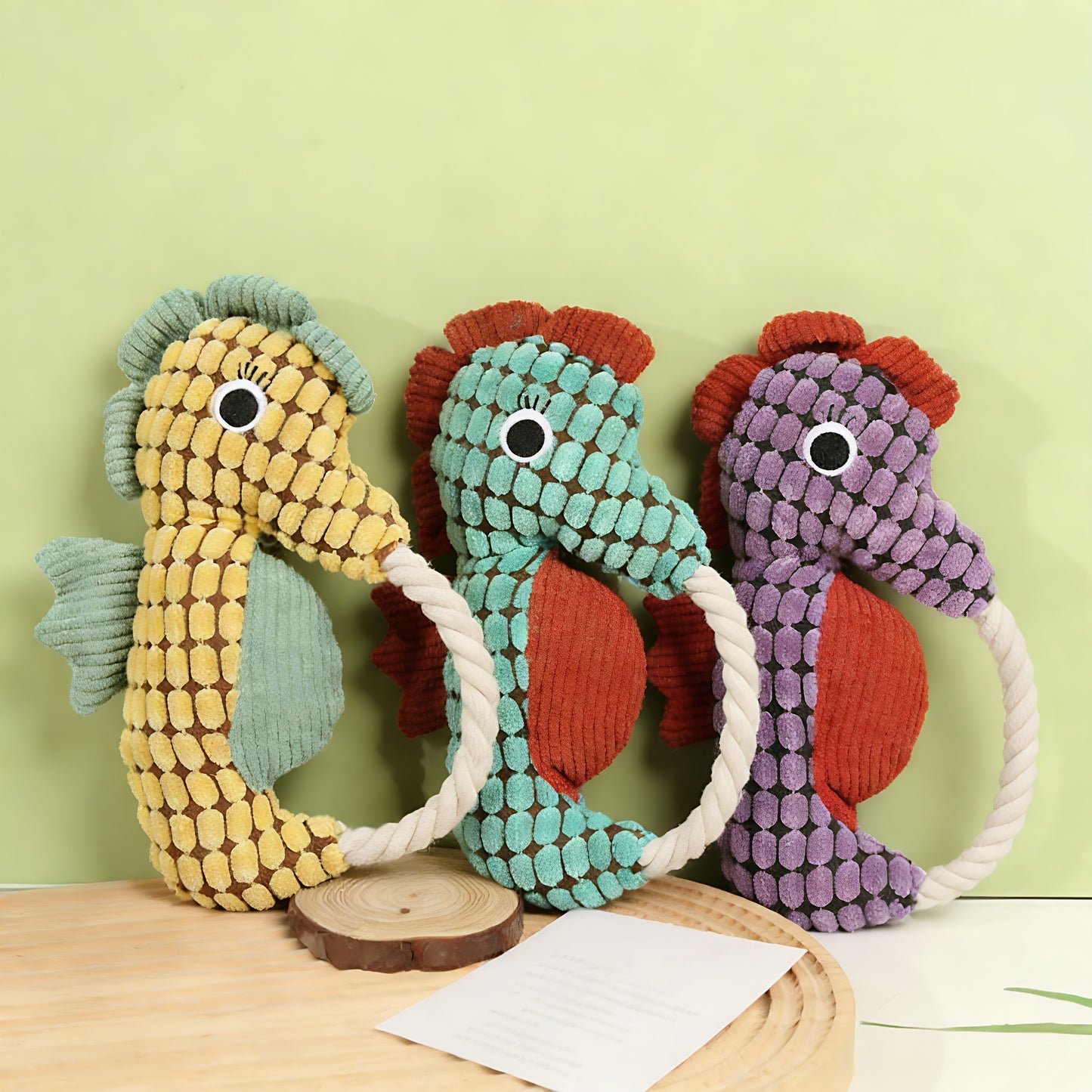 Silly Donkey Squeaky Plush Dog Toy