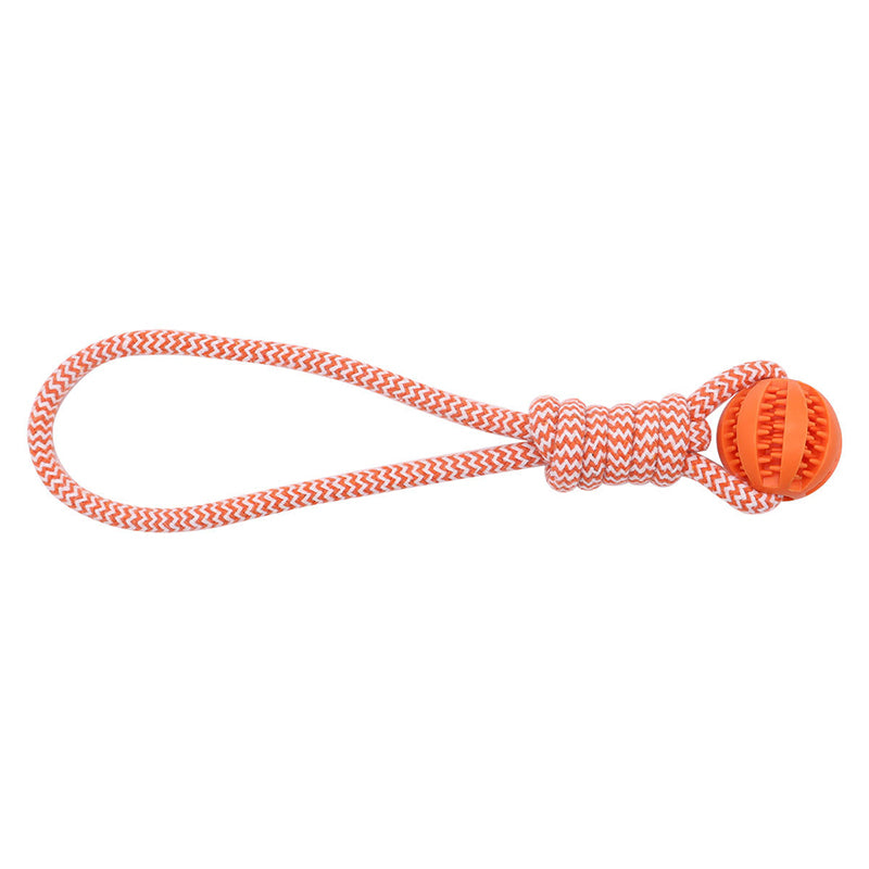 Woven Rope Food-Dispensing Pet Toy Ball