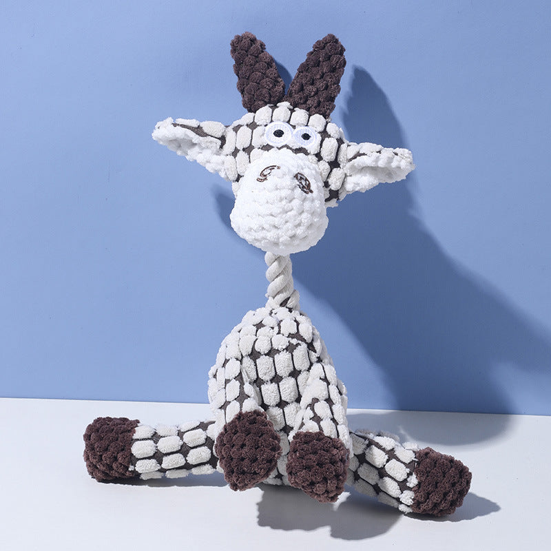 Silly Donkey Squeaky Plush Dog Toy