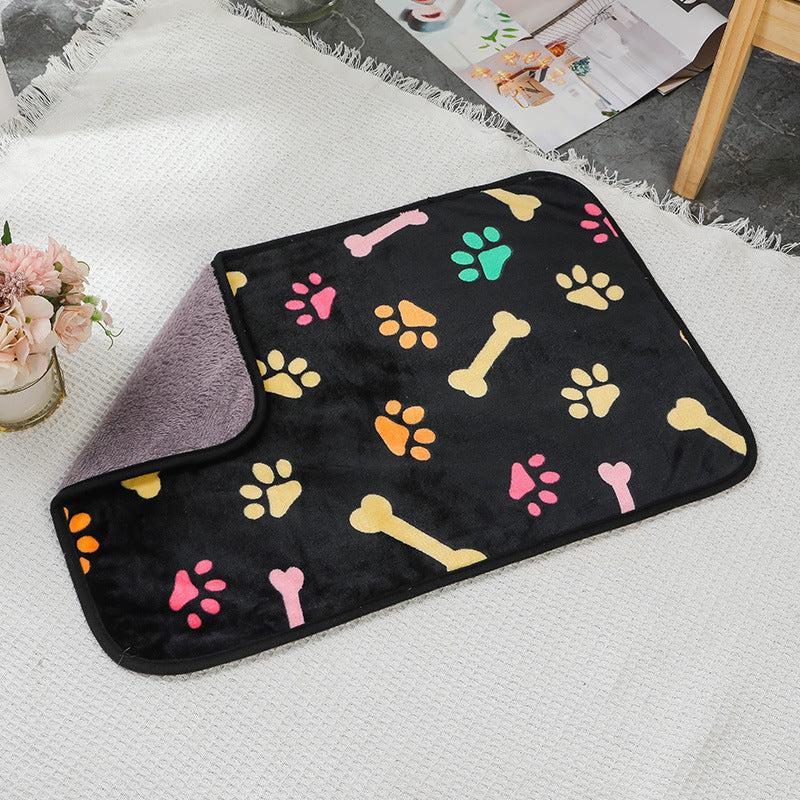 Waterproof Pet Throw Blanket - Flannel Top, Reversible, Machine Washable