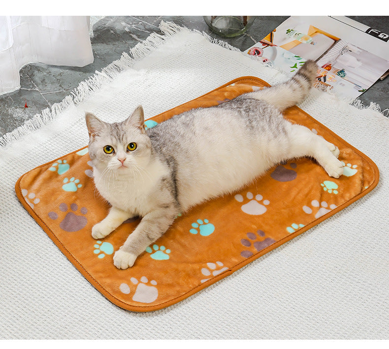 Waterproof Pet Throw Blanket - Flannel Top, Reversible, Machine Washable