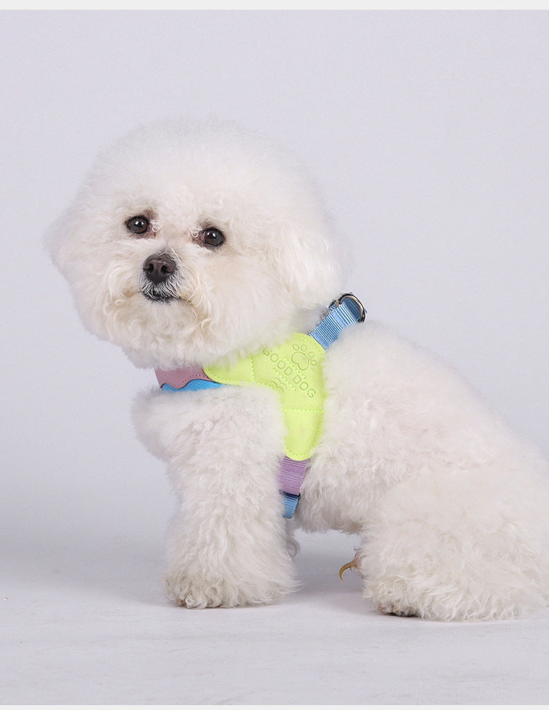 Dopamine Dog Harness - Breathable Y-Shaped Vest for Small Medium Dogs Adjustable