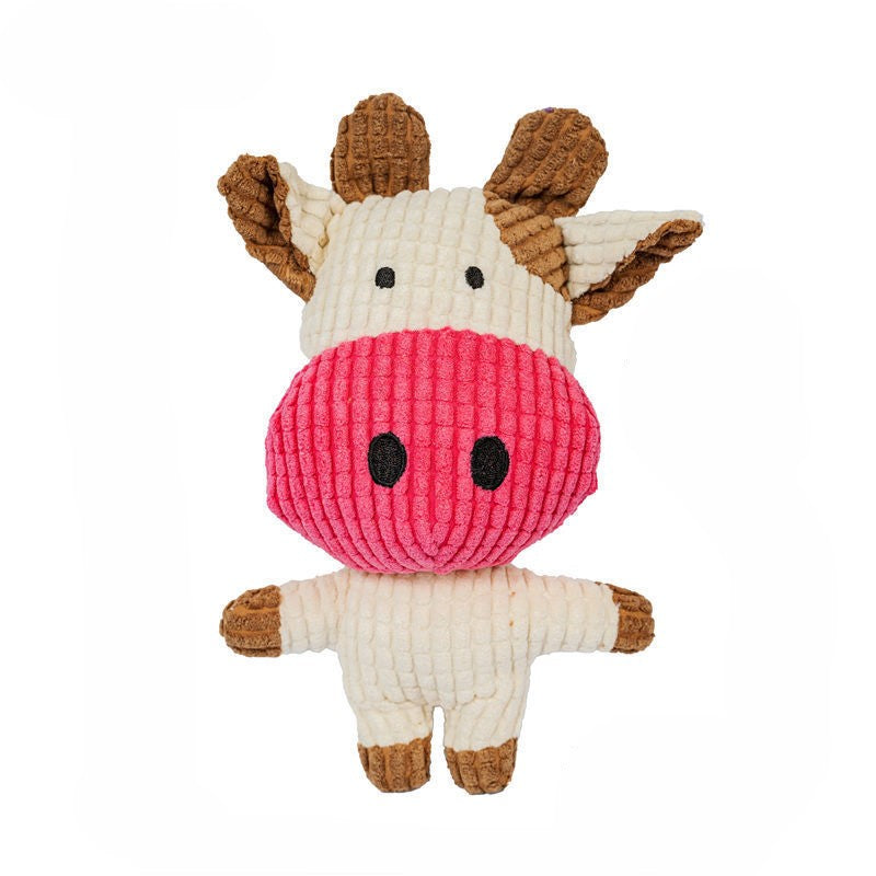 Durable Plush Squeaky Toys for Puppies & Small Dogs