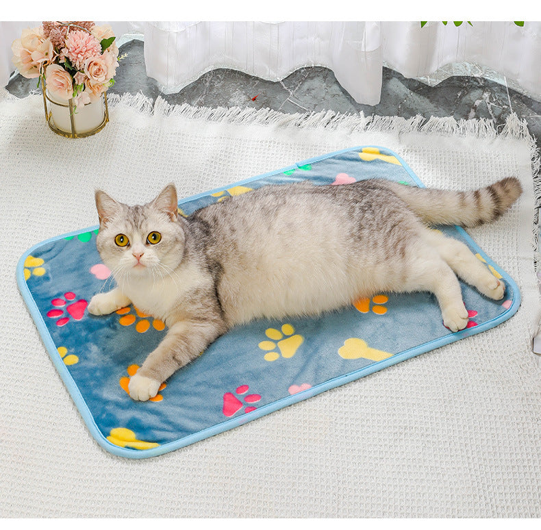 Waterproof Pet Throw Blanket - Flannel Top, Reversible, Machine Washable