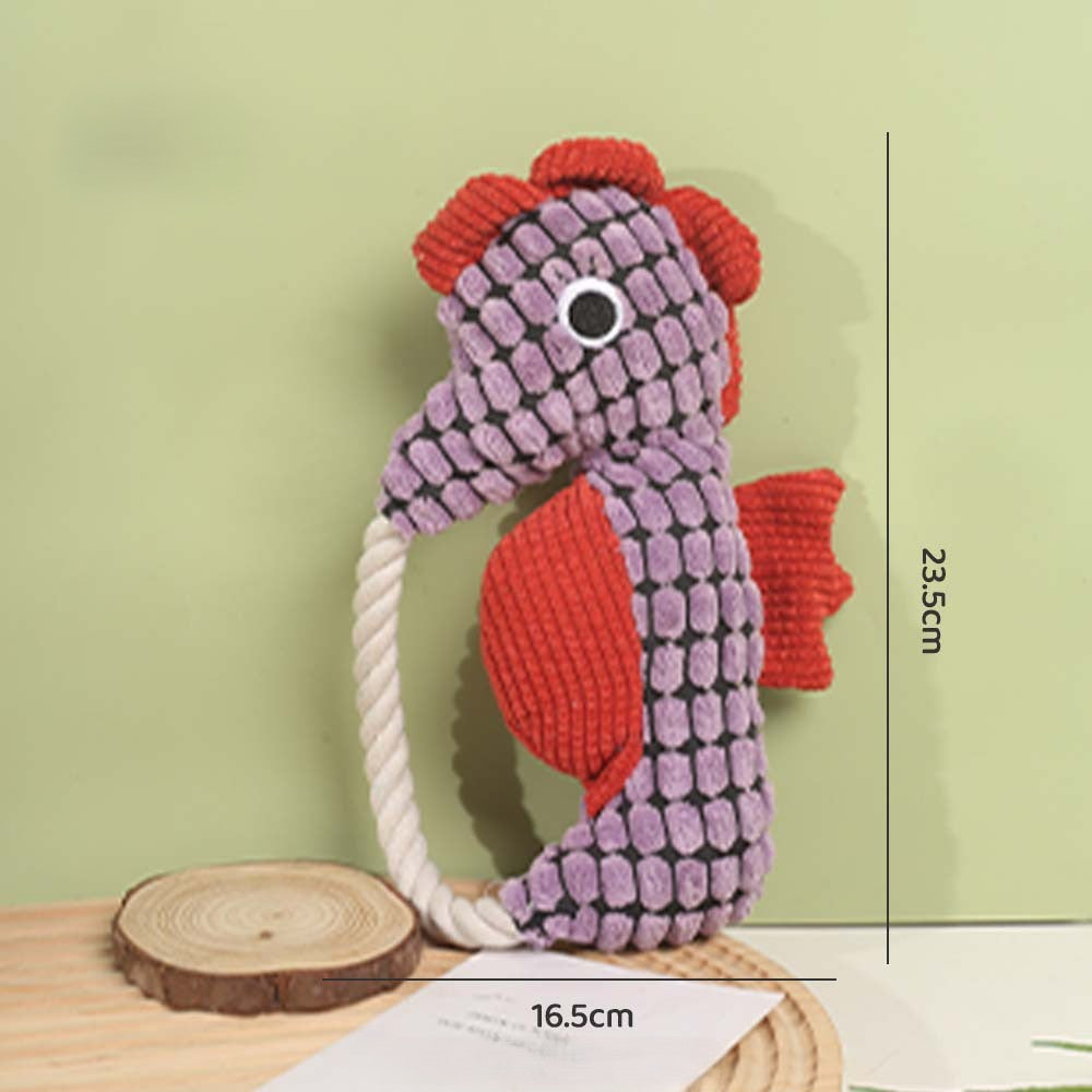 Silly Donkey Squeaky Plush Dog Toy