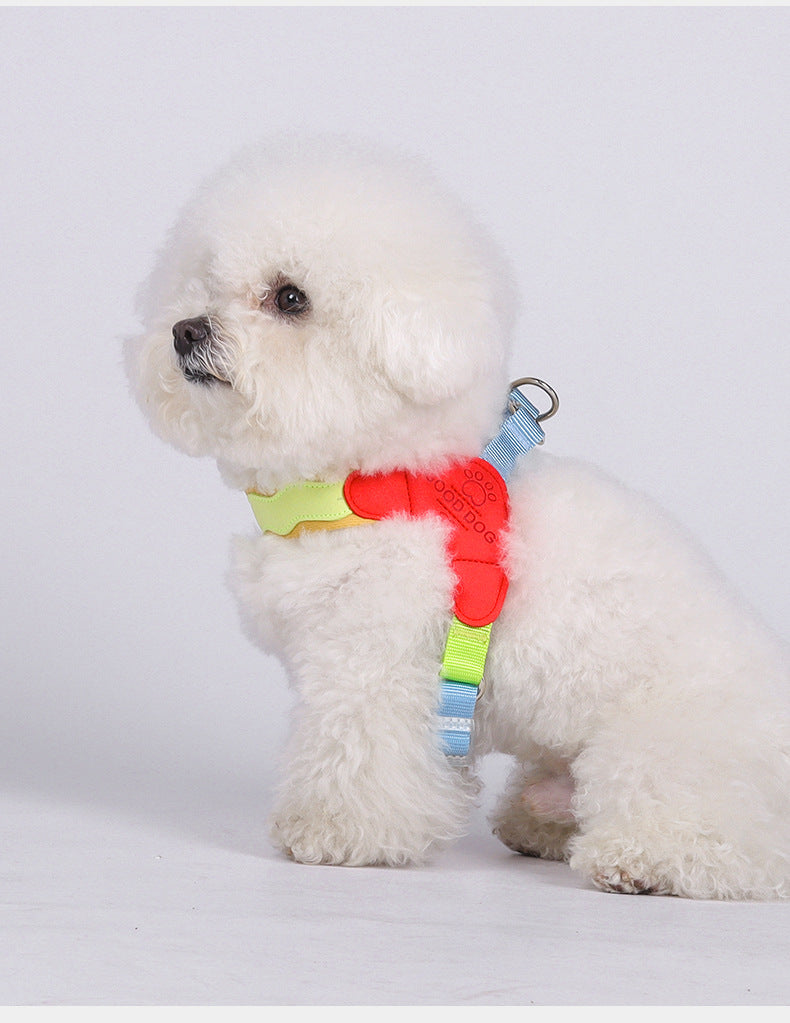 Dopamine Dog Harness - Breathable Y-Shaped Vest for Small Medium Dogs Adjustable