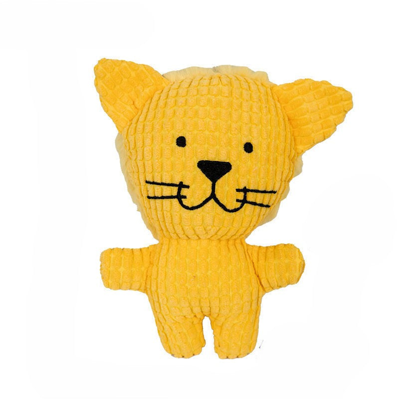 Durable Plush Squeaky Toys for Puppies & Small Dogs