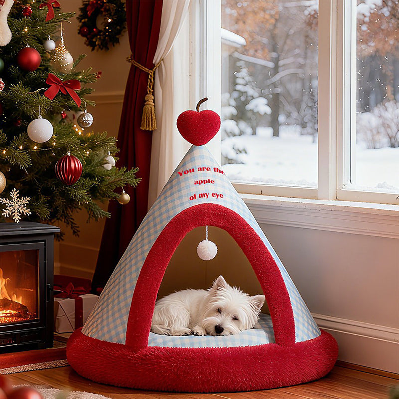 Cone-Style Pet Bed with Memory Foam