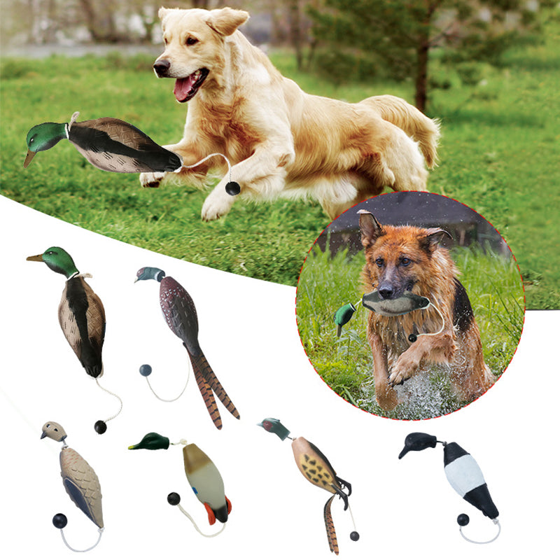 Duck-Shaped EVA Fetch Dog Toy