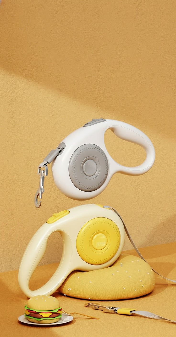 Automatic Retractable Dog Cat Leash with Anti-Pull Control
