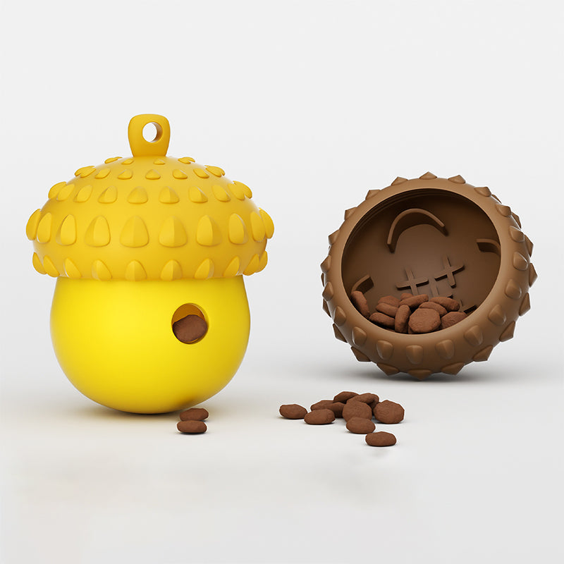 Pinecone-Shaped Pet Treat Toy