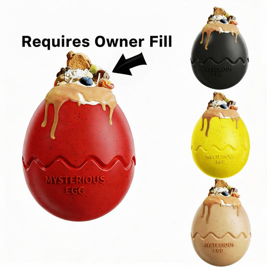 Interactive Lickable Dog Toy - Dino Egg Slow Feeder for Boredom & Chewing