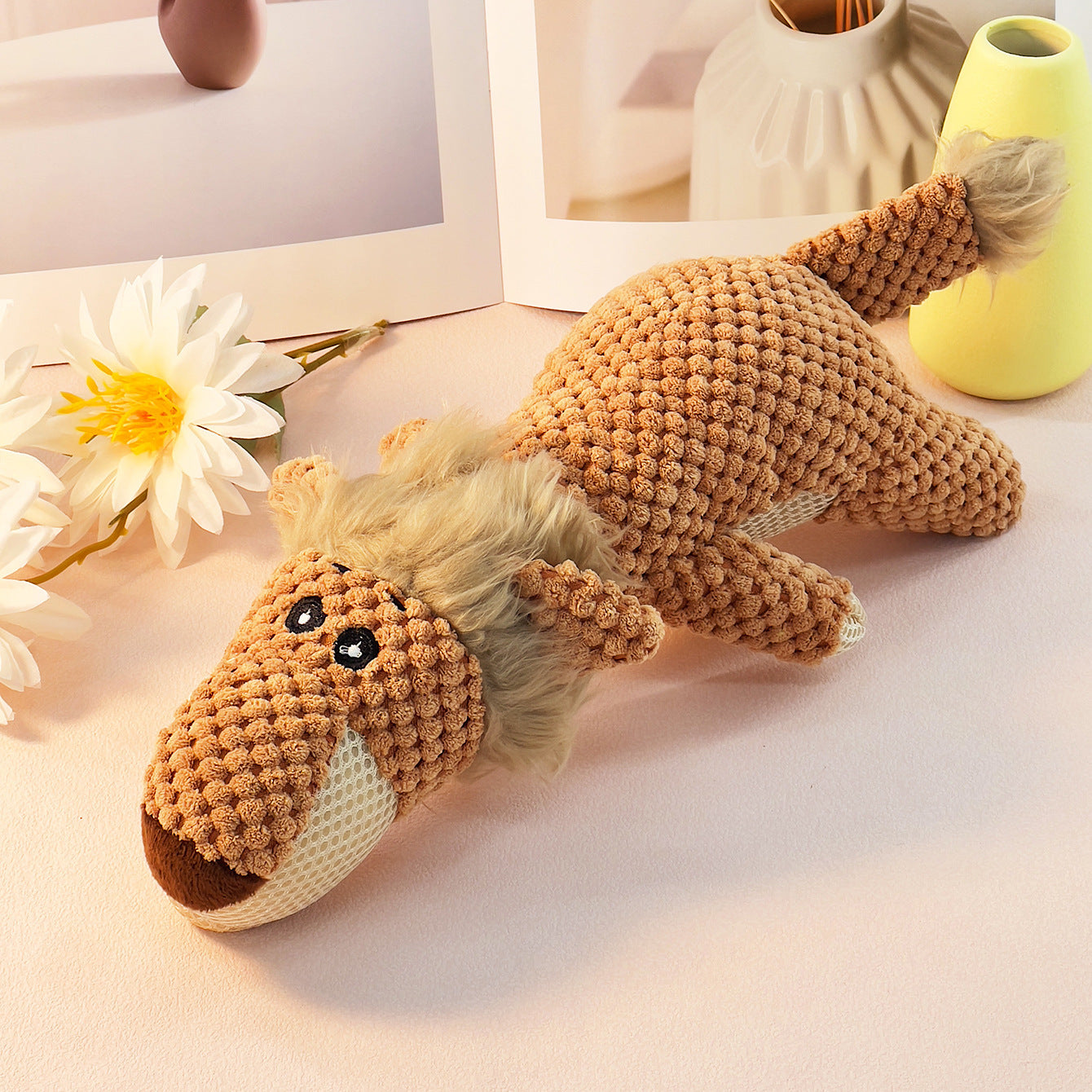 Durable Plush Squeaky Toys for Puppies & Small Dogs