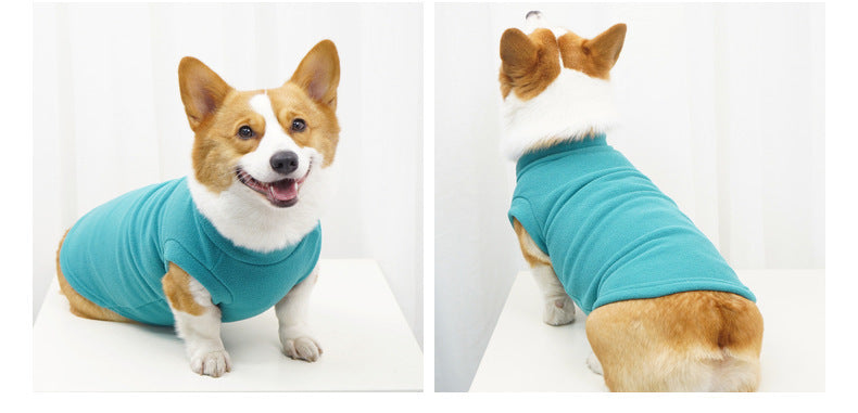 Large Dog Winter Vest -Sherpa Fleece Warm Coat for Golden Retrievers & Labs