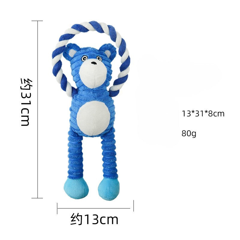 Silly Donkey Squeaky Plush Dog Toy