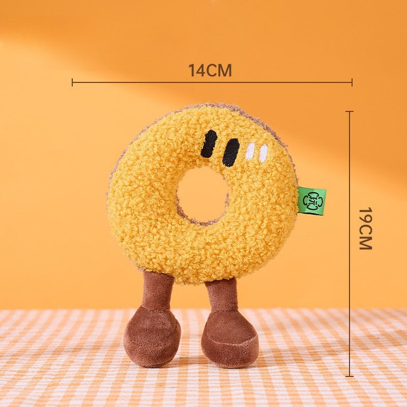 New Animal Squeaky Plush Dog Toys - Crinkle & Chew Resistant for Puppy Teething