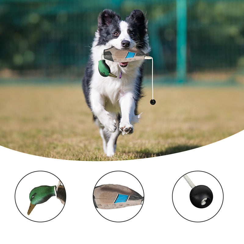 Duck-Shaped EVA Fetch Dog Toy