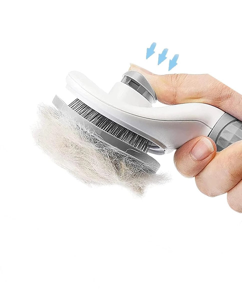Deshedding Comb for Cats & Dogs - Pet Grooming Brush for Shedding Control