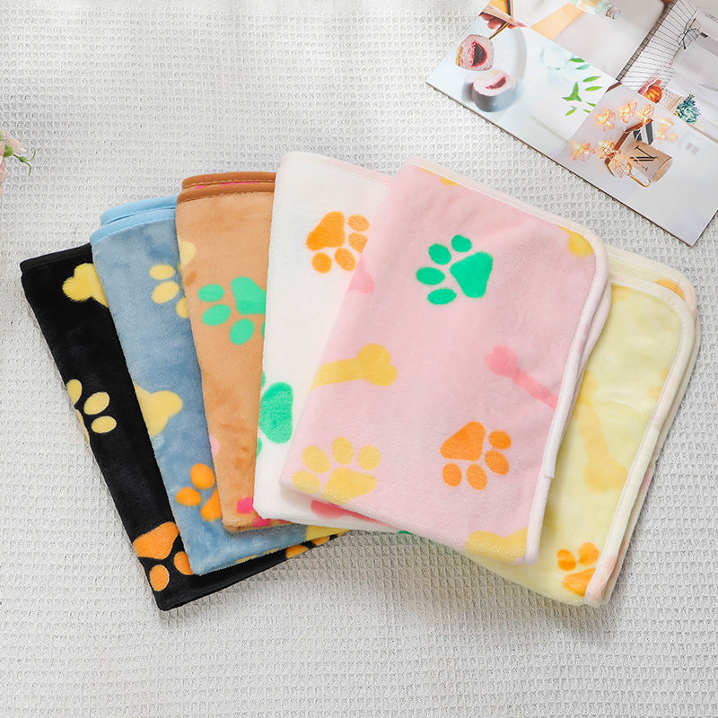 Waterproof Pet Throw Blanket - Flannel Top, Reversible, Machine Washable