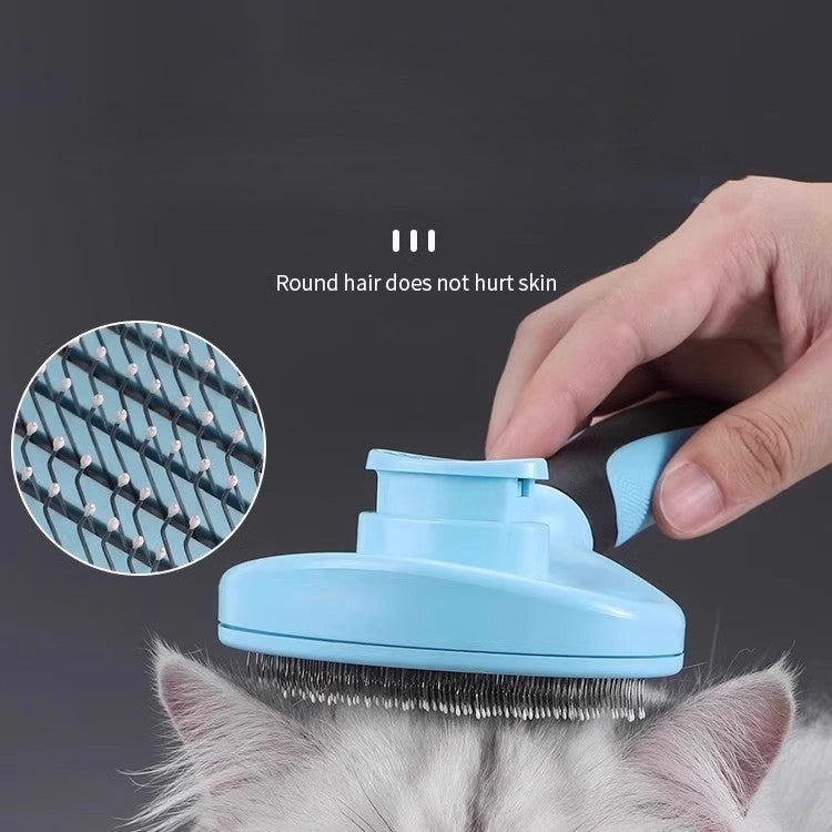 Deshedding Comb for Cats & Dogs - Pet Grooming Brush for Shedding Control