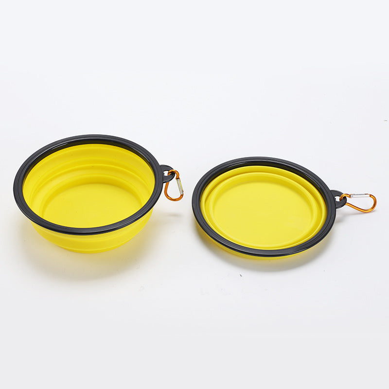 Portable Pet Bowl - Collapsible Silicone