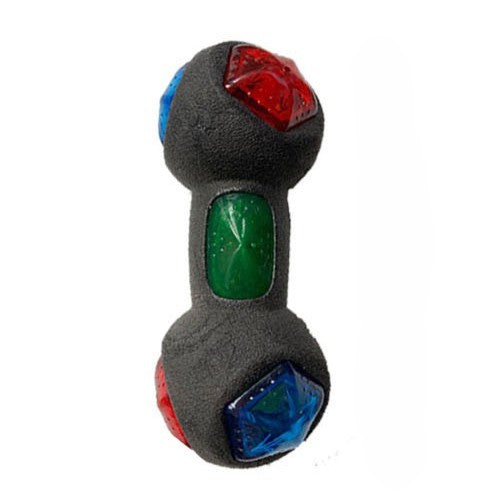 Indestructible Glow-in-the-Dark Dog Ball - Squeaky, High Bounce TPR Chew Toy