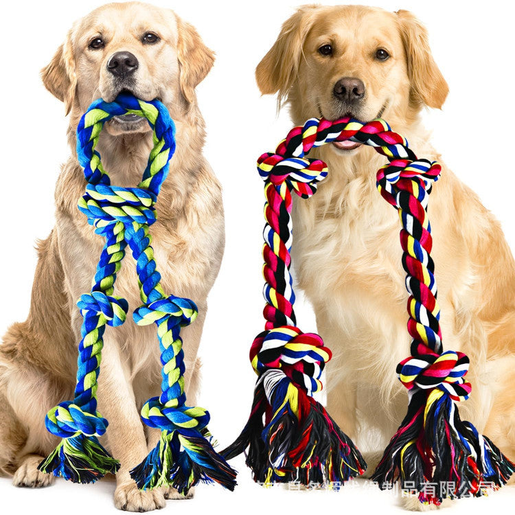 Indestructible Dog Rope Toy - Interactive Tug & Chew for Aggressive Chewers