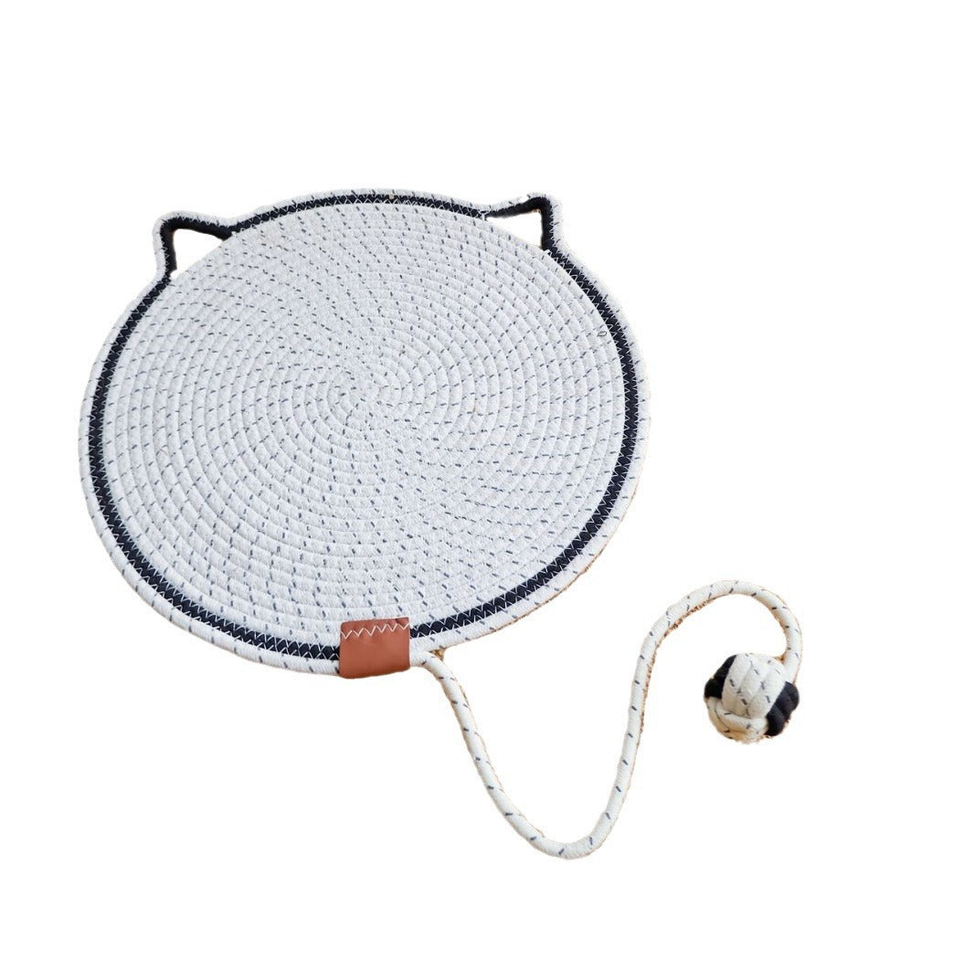 Cat Scratching Pad & Sleeper - Year-Round Sisal Toy, Scratch-Resistant & Shed-Free