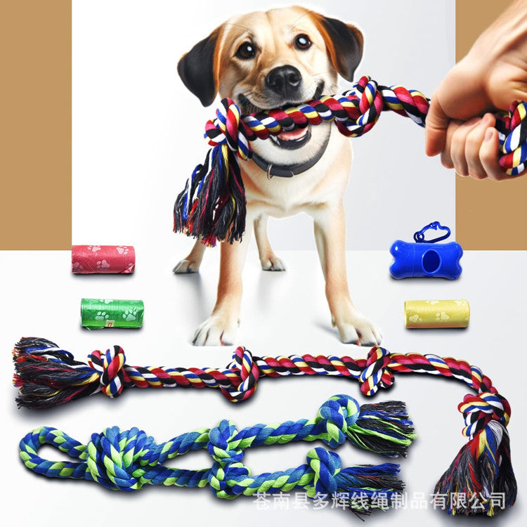 Indestructible Dog Rope Toy - Interactive Tug & Chew for Aggressive Chewers