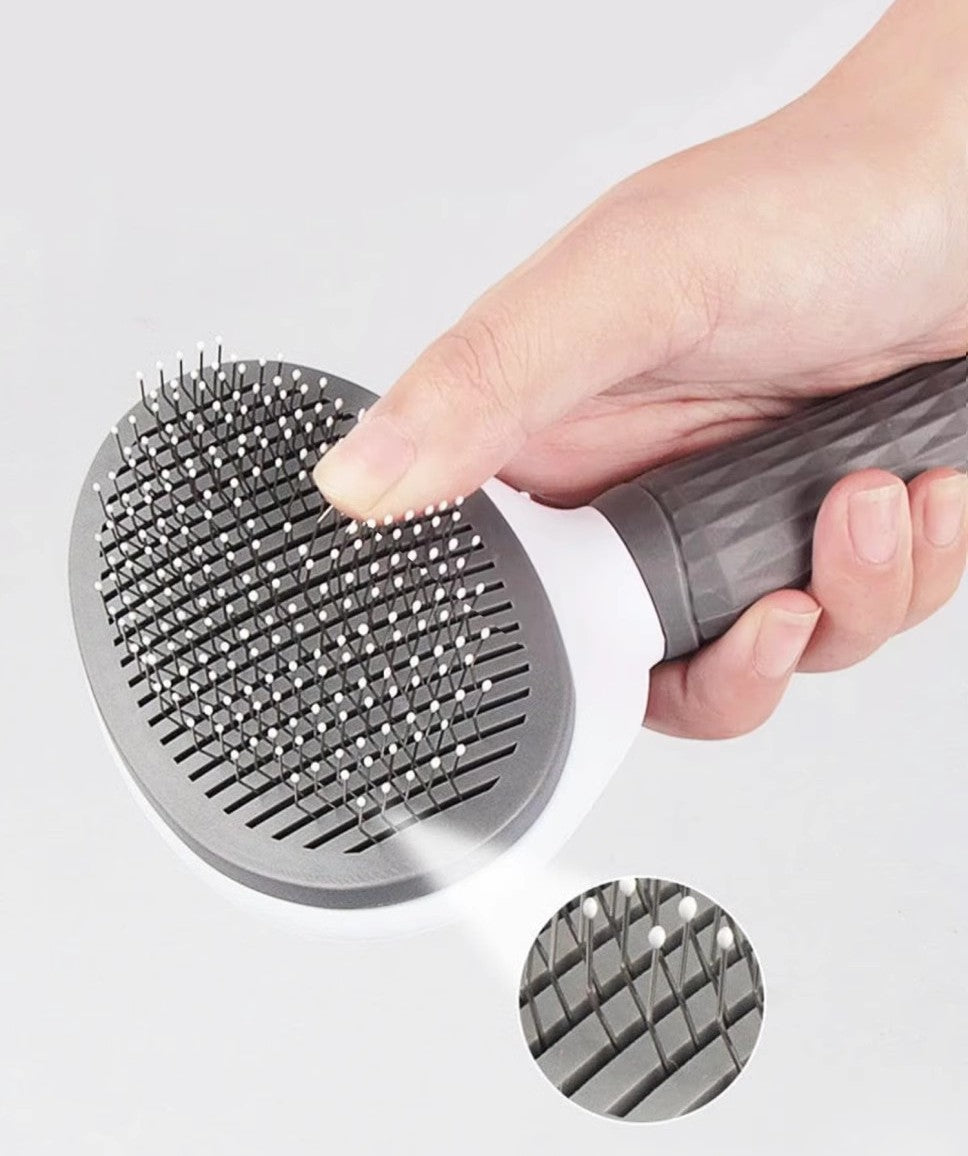 Deshedding Comb for Cats & Dogs - Pet Grooming Brush for Shedding Control