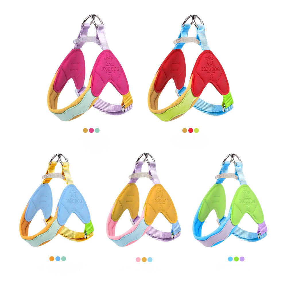 Dopamine Dog Harness - Breathable Y-Shaped Vest for Small Medium Dogs Adjustable