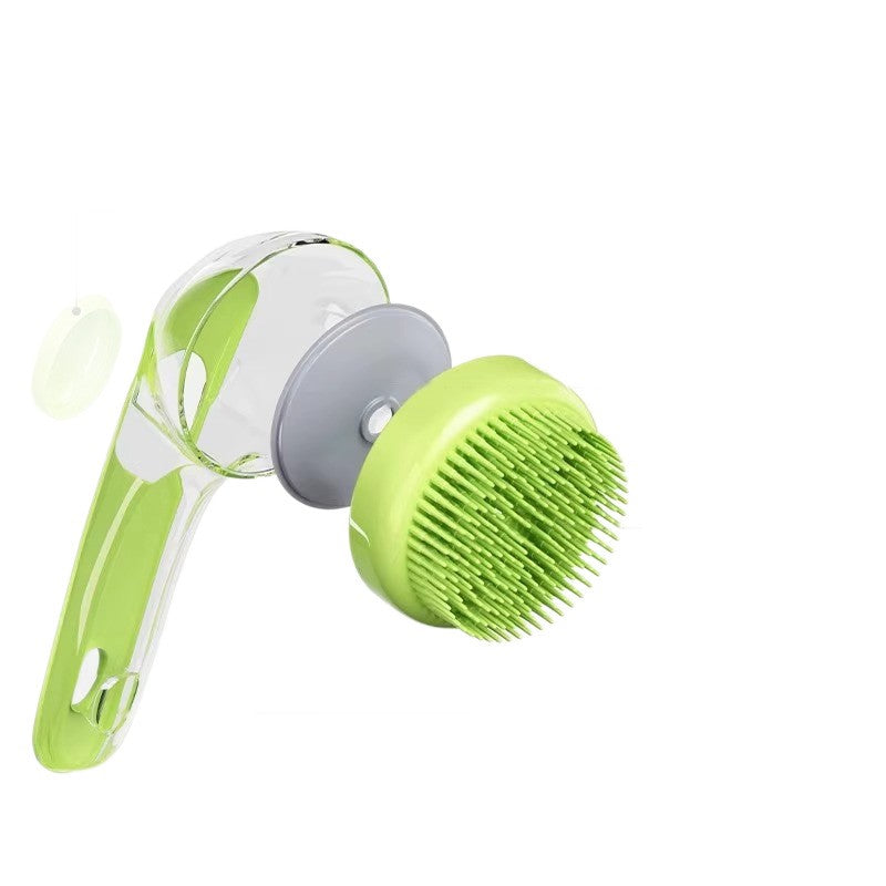 Pet Bath Brush - Massage & Scrubbing Tool for Dogs & Cats During Bath Time