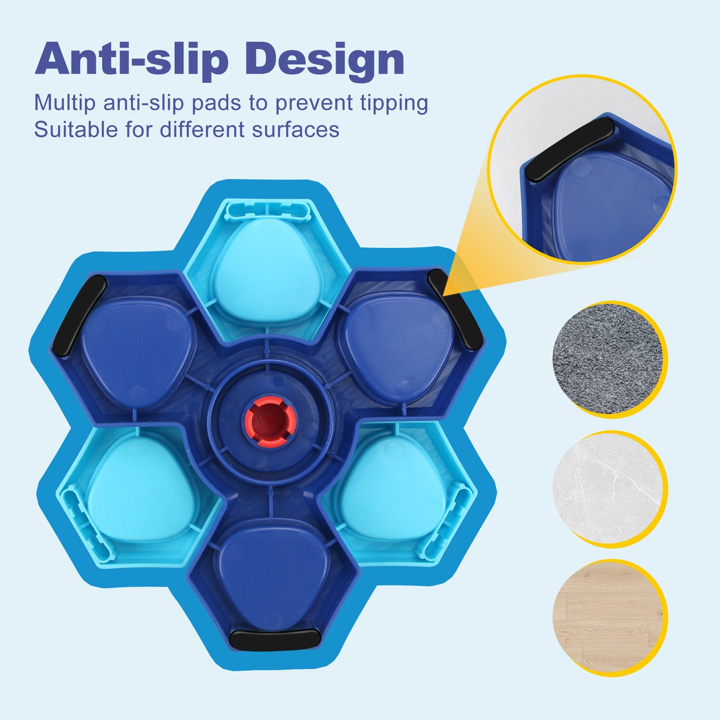 Rotating Puzzle Feeder - Multi-Layer Dog Slow Feeder & Mental Stimulation Toy