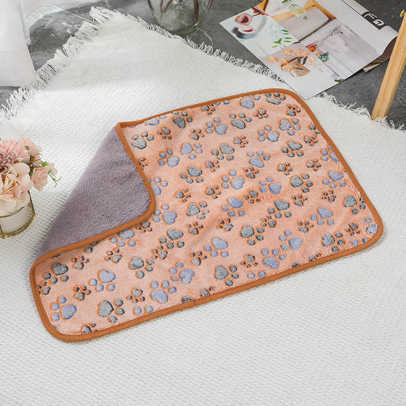 Waterproof Pet Throw Blanket - Flannel Top, Reversible, Machine Washable