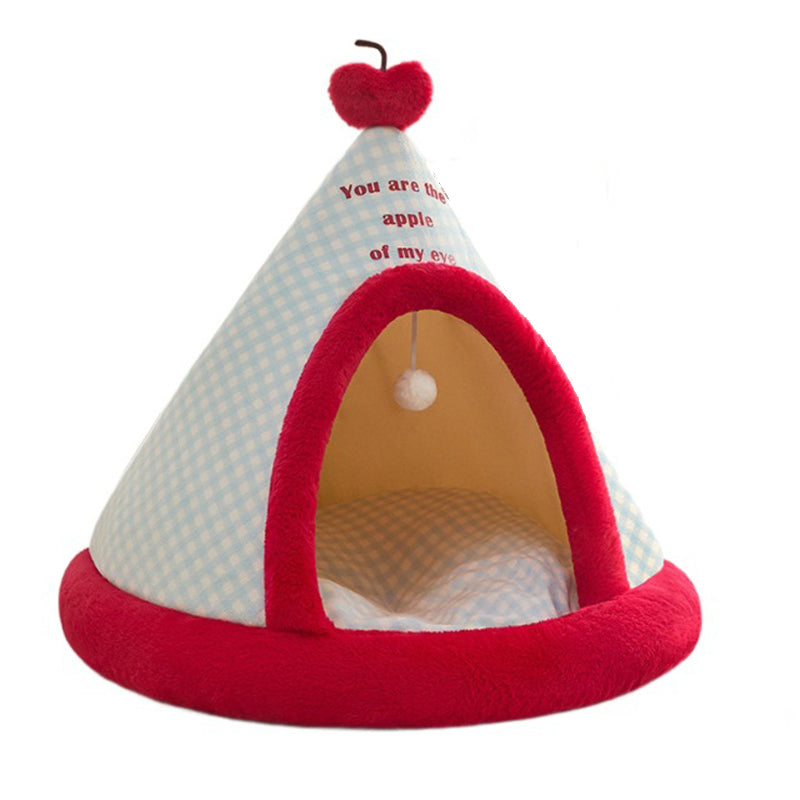 Cone-Style Pet Bed with Memory Foam