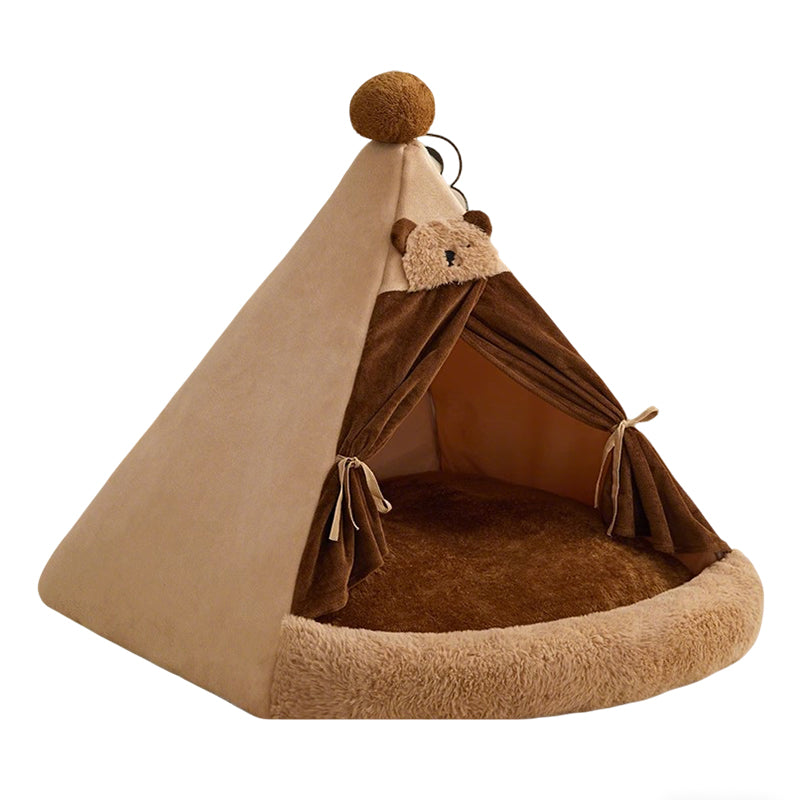 Cone-Style Pet Bed with Memory Foam