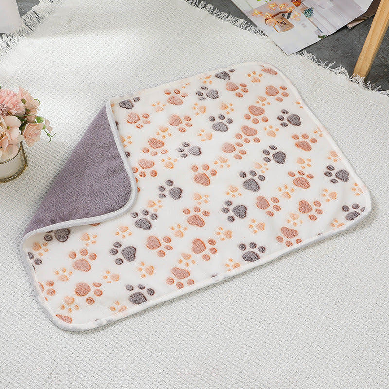 Waterproof Pet Throw Blanket - Flannel Top, Reversible, Machine Washable