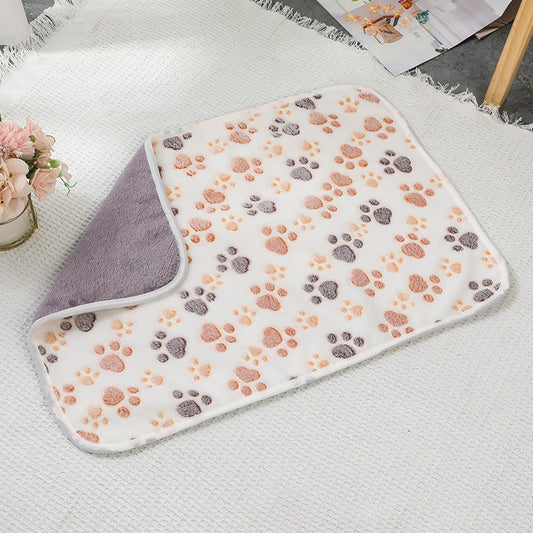 Waterproof Pet Throw Blanket - Flannel Top, Reversible, Machine Washable