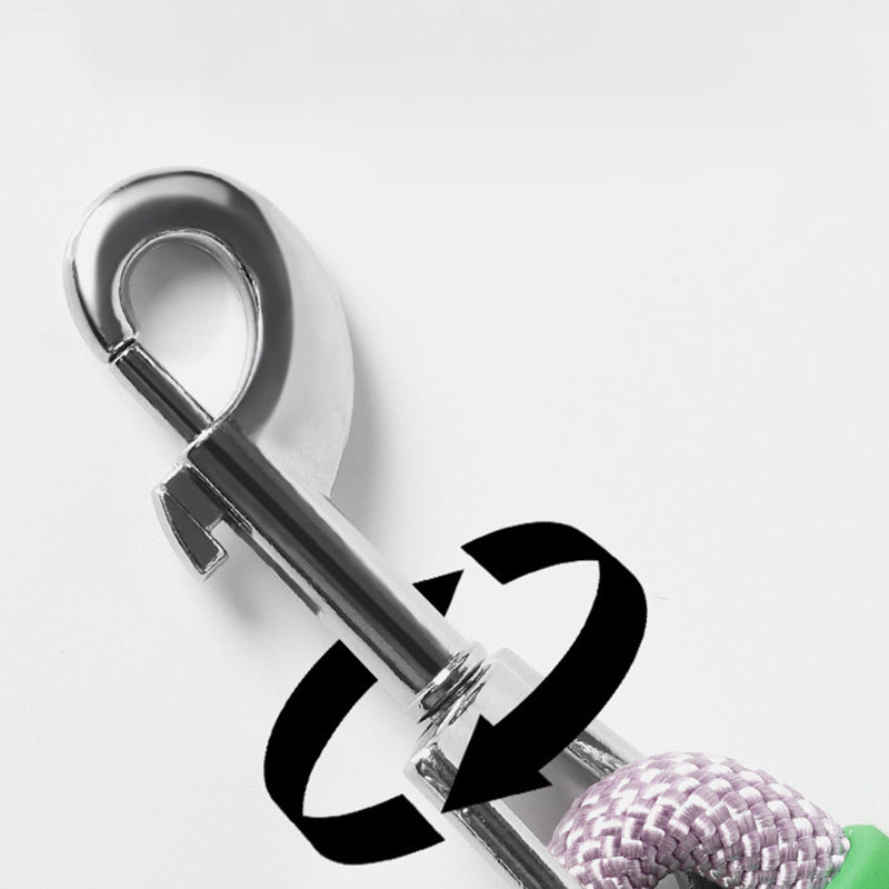 Faux-Nylon Dog Leash with Swivel Clasp