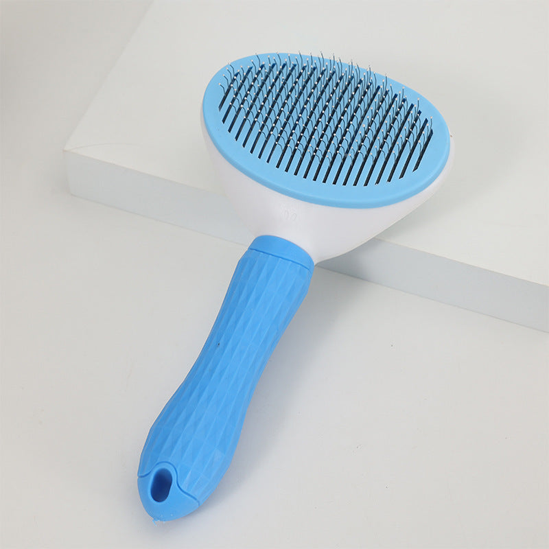 Deshedding Comb for Cats & Dogs - Pet Grooming Brush for Shedding Control