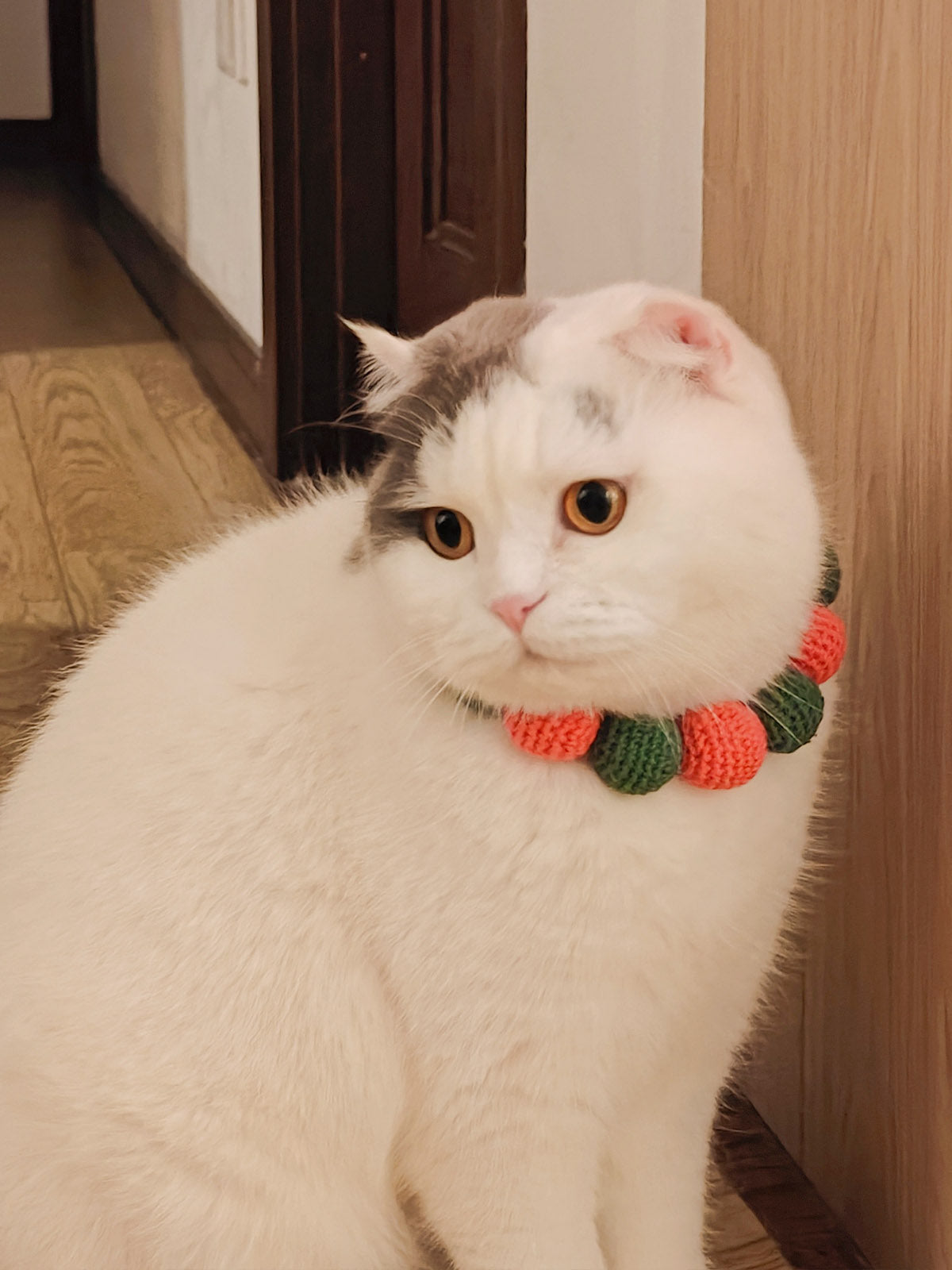 Collars Yarn Balls Pet Necklace Dog Cat Colorful