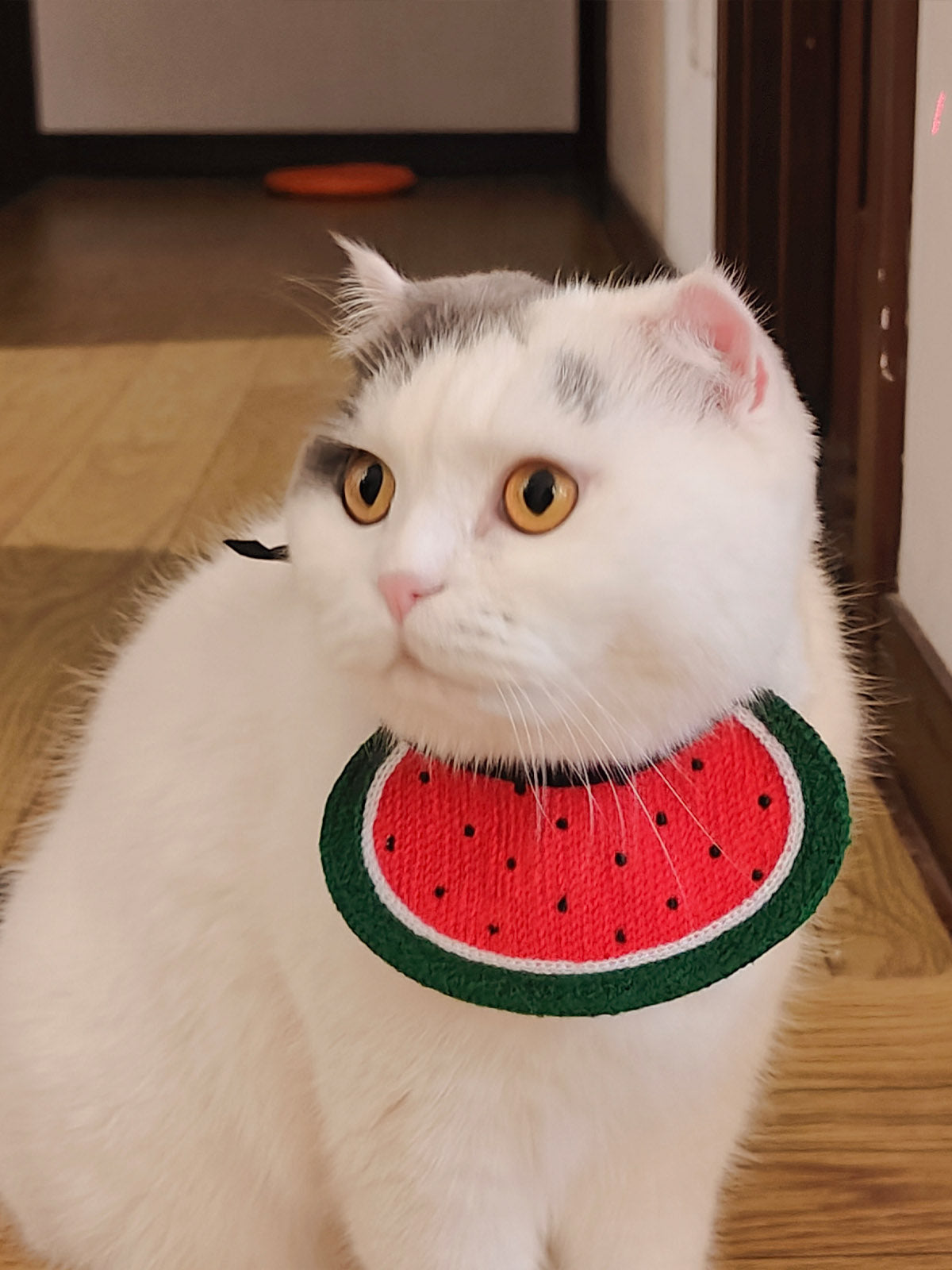 Cat Dog Collar Bandana Knitted Bib Cute