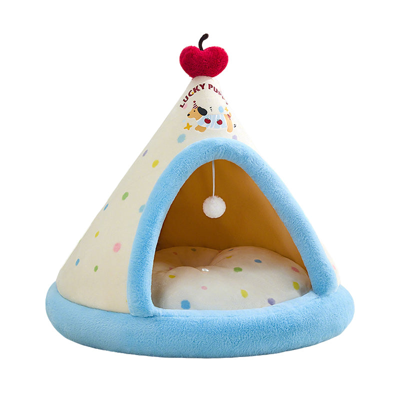 Cone-Style Pet Bed with Memory Foam