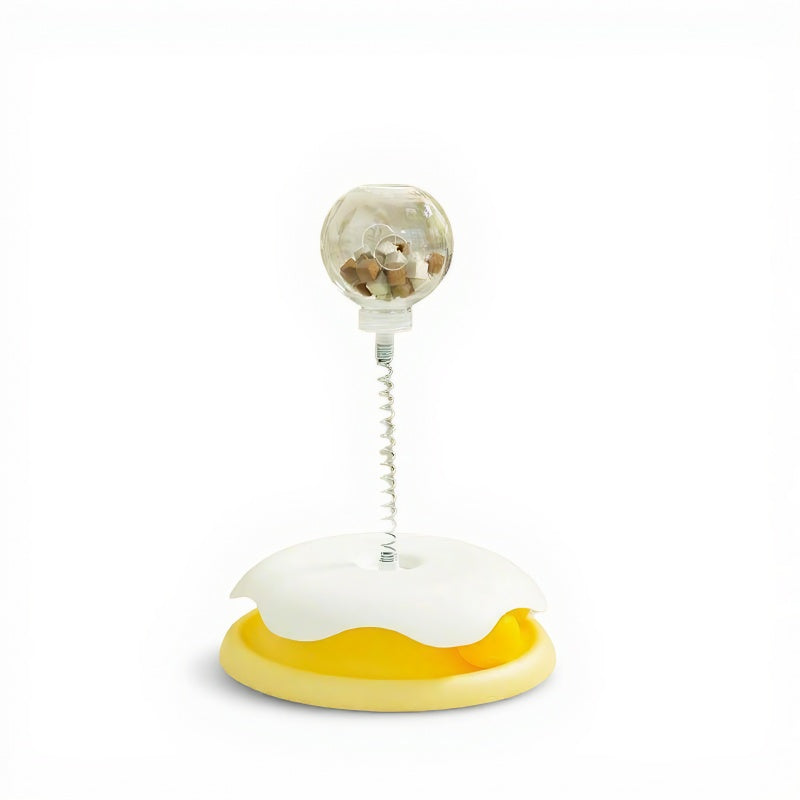 3-Tier Cat Track Toy - Interactive Ball Spinner with Multi-Level Orbit