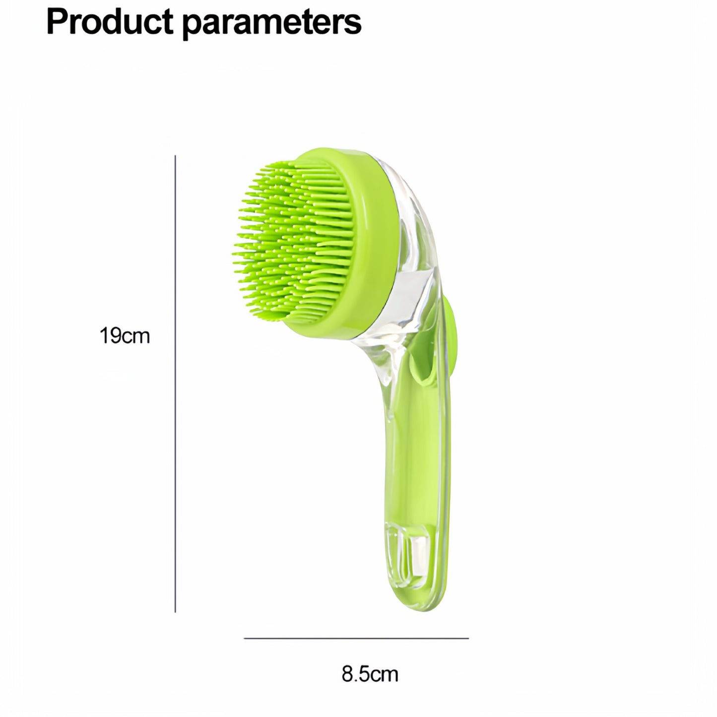 Pet Bath Brush - Massage & Scrubbing Tool for Dogs & Cats During Bath Time