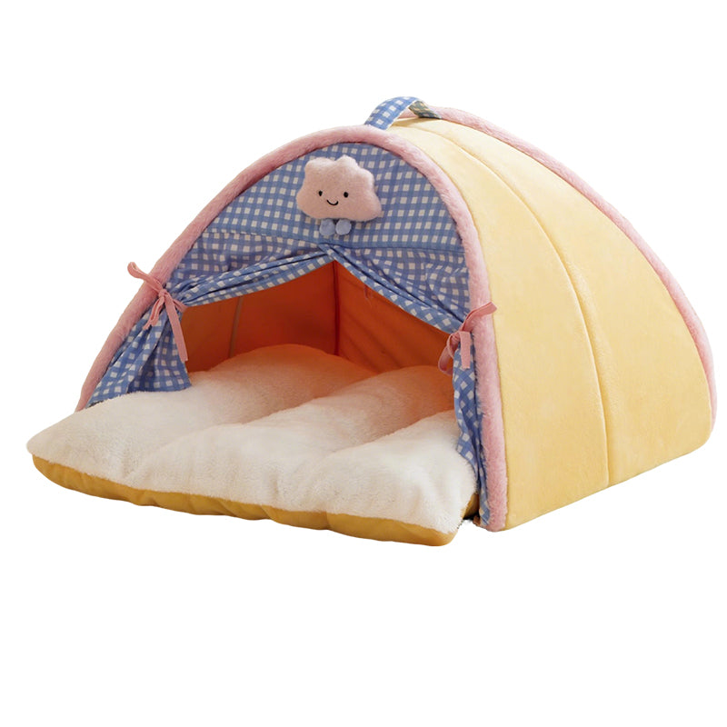 Cone-Style Pet Bed with Memory Foam